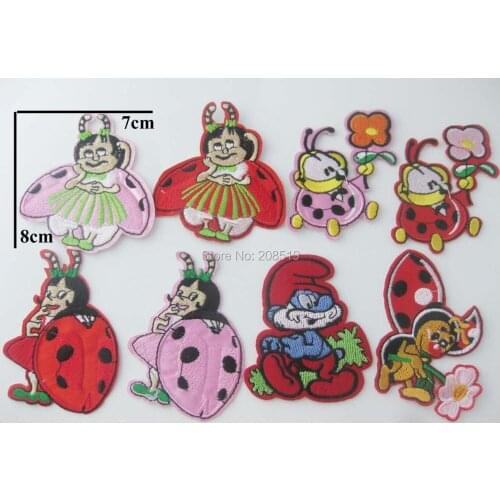 PENNKO 10Pcs Iron On Clothes Patches Animal Shape Children Garment Ornaments