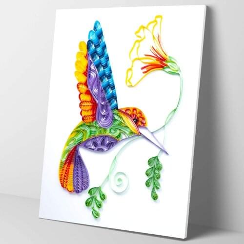 UNIQUILLING 3D Lion Quilling Paper Paintings Wall Decor DIY Quilling Paper Crafts Gifts DIY Quilling Paper Filigree Tools Kits