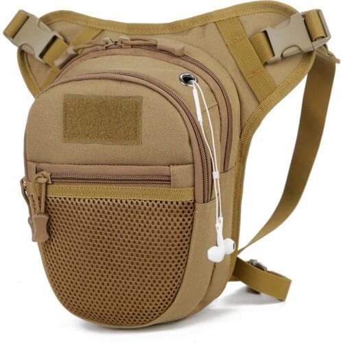 Molle Drop Leg Bag Military Nylon Waterproof Men Tactical Waist Pack Leg Travel Belt Bag Hiking Hunting Camping Cycling