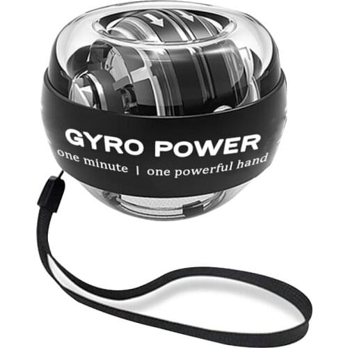 LED Gyroscopic Power Ball Hand Strengthener Muscle Relax Power Wrists Arm Wrist Trainer Exercise Machine Gym Powerball