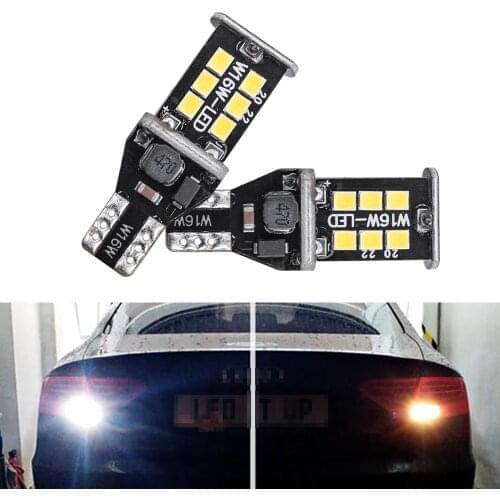 2x Canbus T15 W16W LED Bulbs Reverse Lights 2835SMD Car Back Up Rear Lamp For Lada Granta Niva Priora Kalina Xray Vesta