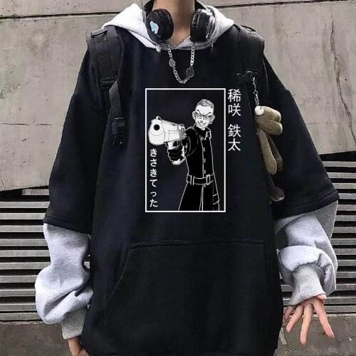 Anime Tokyo Revengers Valhalla Kisaki Tetta Printed Hoodie Harajuku Funny Pullover Sudaderas Con Capucha