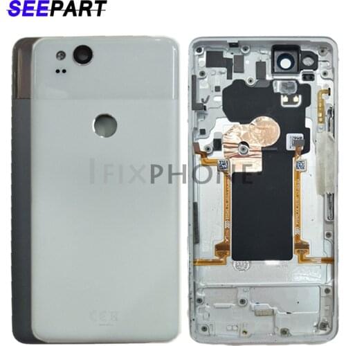 6.0"For Google Pixel 2 XL Back housing Replacement Back Battery Cover Door Housing back Case 5.0"For HTC Google Pixel 2
