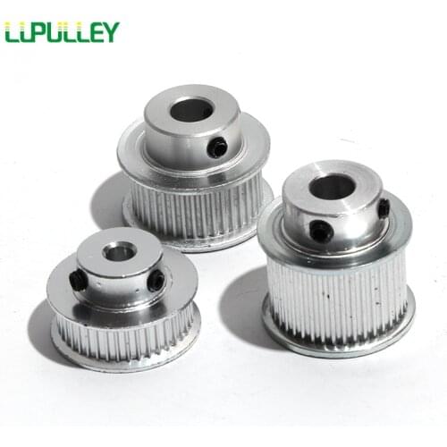 LUPULLEY GT2 50T Timing Belt Pulley Bore 5/6/6.35/7/8/10/12/14mm 50Teeth Stepper Pulley Synchronous Pulley For Sewing Machine