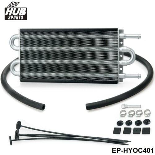 4 Row Heavy Duty Tube&Fin Transmission Cooler -6 AN In/Out HU-HYOC401