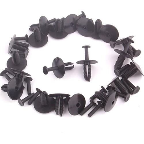 50pcs Door Bumper Trim Sill Rivet Clip Retainer 20x17mm 51118174185 For X3 325Ci 325i 325xi 330Ci 330i 330xi M3