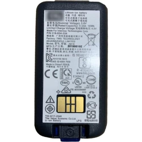 AB17 AB18 318-033-021 battery for Honeywell Intermec CK3 For EDA60K 5200mAh