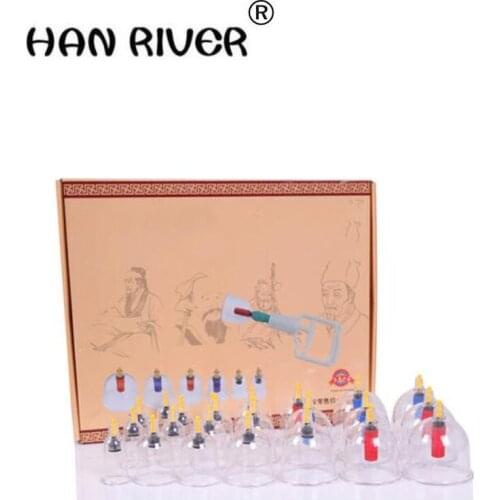 Cupping apparatus thickening 24 tank vacuum cupping, hardcover household gift of cupping Body massager