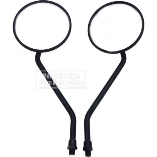 2pcs Motorcycle Rear View Round Side Mirror Motorbike Moto Scooter For HONDA XR80 XR230 TLR200 XR200 XR125 CT110 CG125 XL250
