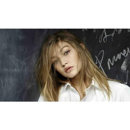 D0412 Gigi Hadid Actor Star Models Silk Fabric Poster Art Decor Indoor Painting Gift