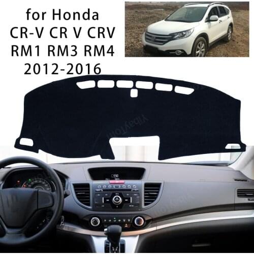 For Honda CR-V CR V CRV RM1 RM3 RM4 2012-2016 Console Dashboard Suede Mat Protector Sunshield Cover
