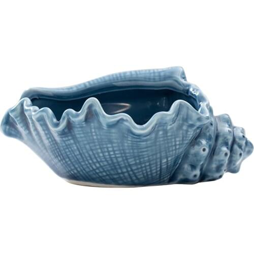 Conch Ceramic Ashtray Home Living Room Prevent Fly Ash Creative Personalized Trend White Nordic Ashtray