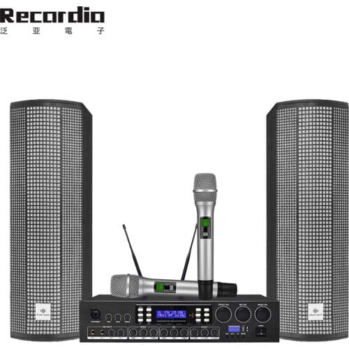 GAB-9040 Wireless System Set Professional Microphone 400W Power Amplifier Audio Speakers For Family Party Stage Meeting