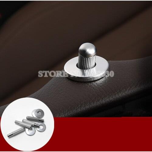 Metal Interior Door Lock Pin Trim Cover 8pcs For Mercedes Benz E Class W213 S213 2017-2020 Car accesories interior Car Trim