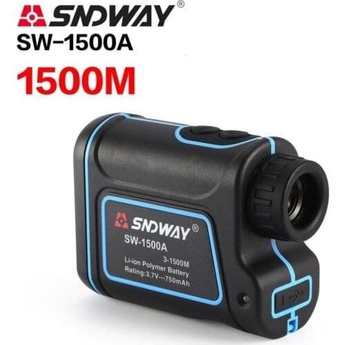 SW-1500A Monocular Telescope Laser Rangefinder 1500m Trena Laser Distance Meter Golf Hunting laser Range Finder