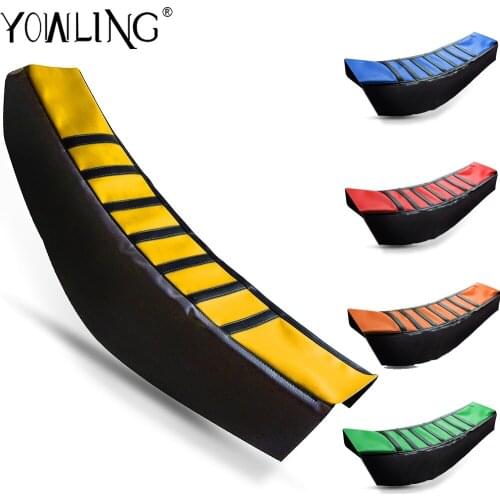 Motocross Off Road Non-slip Leather Gripper Soft Seat Cover Cushion sets FOR SUZUKI RM250 RM125 RMZ250 RMZ450 RMX450Z RMX250S