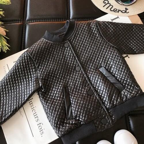 2017 new Girls Kids boys Spring Fall plaid coat comfortable cute baby Clothes Tops Jacket Children Clothing