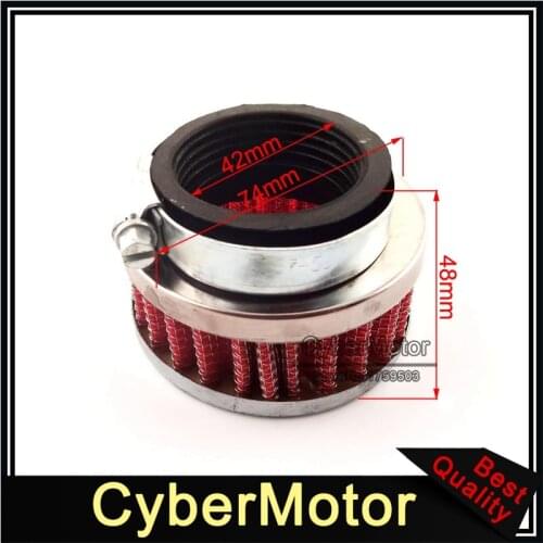 42mm Air Filter Clearner For Chinese 47cc 49cc Engine Carburetor Mini Moto Dirt ATV Quad Pocket Bike 150cc Go Kat Buggy Scooter