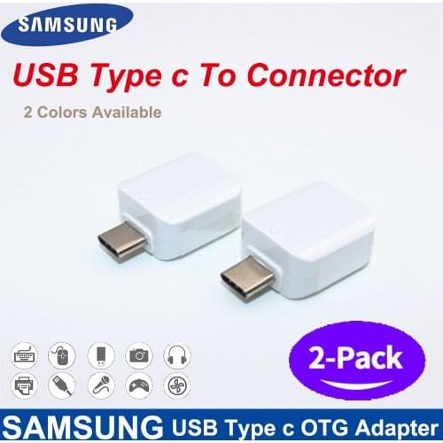 Original samsung USB 3.1 TYPE C OTG Data Adapter For Galaxy S8 S9 Plus Note 8 9 A8 2018 support pen drive/Keyboard/Mouse/U Disk