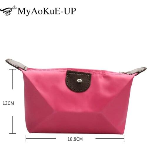 Makeup Storage pack For eyelashes extension Waterproof Portable Cat Cosmetic Dumpling Pack Leather Makeup Tools