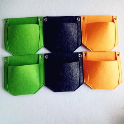 Wall Hanging Planting Bags Green Plant Grow Planter Vertical Garden Living Bag Garden Supplies Gardening Strawberry Pockets Bag