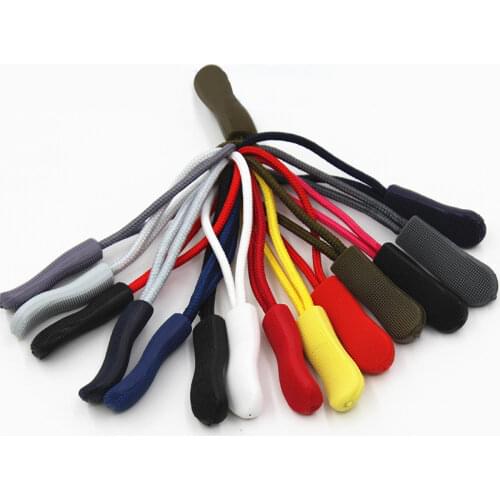 10pcs Replacement Clip Broken Buckle Zipper Pull Puller End Fit Rope Tag Fixer Zip Cord Tab Travel Bag Suitcase Tent Backpack
