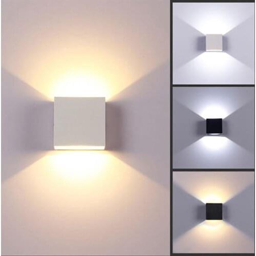 Modern 6W LED Wall Light Aluminum Shade Lamp Spot Lighting Home Bedroom Decoration Light CSV