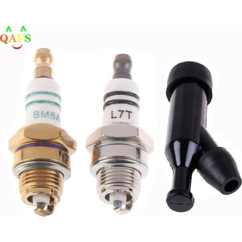 1PCS BM6A Spark Plug Glow Plug Standard Spark Plug BM6A Small Engine Replacemnet for 2-stroke Chainsaw Lawn Mower Strimmer
