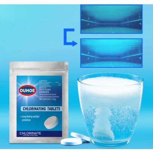 1 Bag Effervescent Tablets Deodorization Tablets Pool Hotel Cleaning for Family Outdoor Swimming Accessories