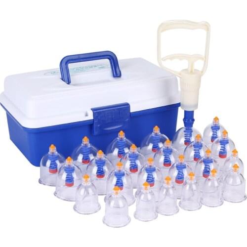 24 pcs Weiyang vacuum cupping household set 24 cans cupping gas tank suction type Accupuncture moisture absorption massage