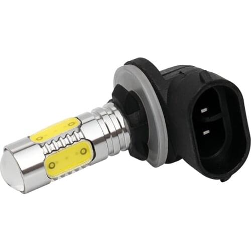 1pcs 881 H27 High Power 7.5W COB Led Car Front Fog Lamps H27W Anti Fog Bulb Auto Driving Running Light Foglamps White 12V