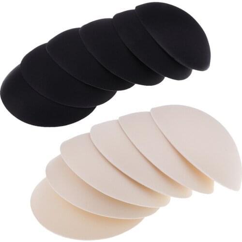 3 Pair Round Inserts Pads Cup Bra Women Sports Enhancer Yoga Bikini Swimsuit