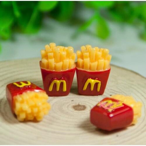 8pcs 1:6 1/12 Fries Cute Mini Chips rement Dollhouse Miniature Food Play Doll Food for Barbie food cuisine Blyth Kitchen Toys