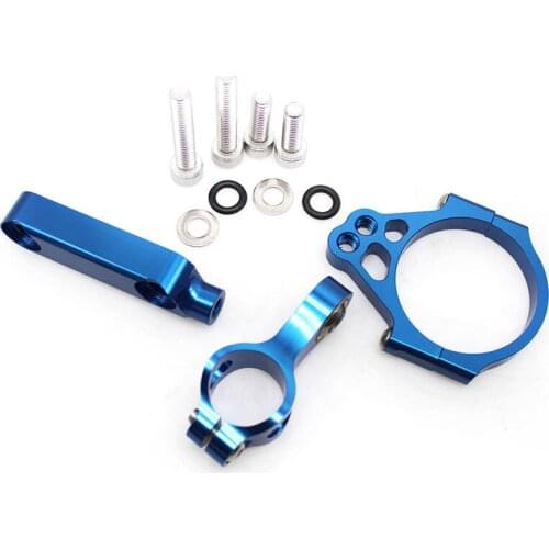 Aluminum Motorcycle Adjustable Steering Stabilizer Damper Mounting Bracket Support Kit For Kawasaki VERSYS 1000 2012 - 2016