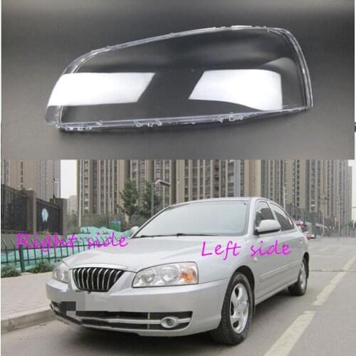 Car Headlight Lens For Hyundai Elantra 2004 2005 2006 2007 - 2010 Headlamp Cover Car Replacement Front Auto Shell Cover