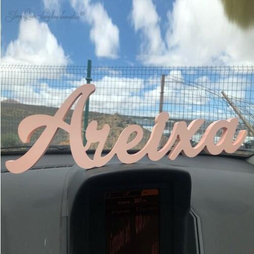 Free shipping Wooden Standing Letters Sign Personalised Raw MDF Wedding Joint Names Large