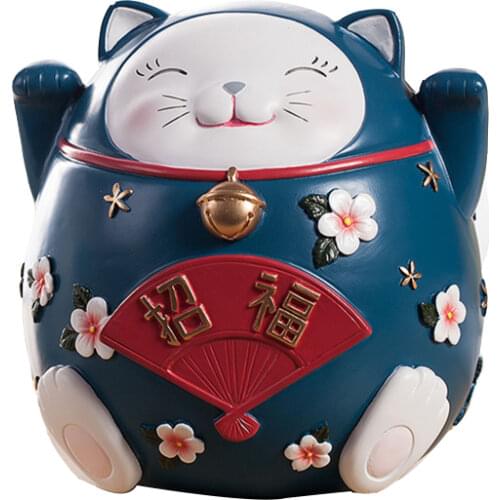 Large Capacity Piggy Bank Cat Creative for Adult Childrens Nordic Storage Tank Animal Hucha Gato Roba Monedas Home Decor GG50cq