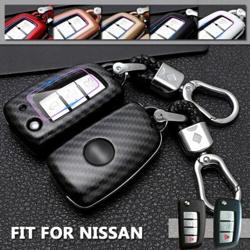 ABS Smart Car Key Fob Case Cover Keychain for Nissan Rogue Qashqai X-TRAI Tiida Pulsar (C13) Micra (K14) Rogue Accessories