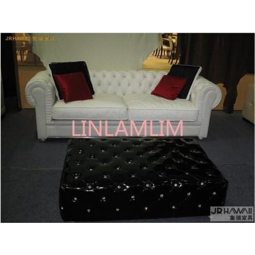 Living Room Sofa 3 seat chesterfield sofa real genuine cow leather sectional sofas neoclassical muebles de sala moveis para casa