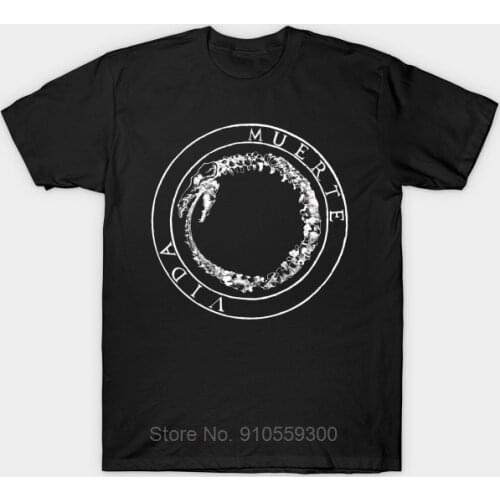 Men t-shirt Canserbero Muerte Vida tshirt cotton tshirt men summer fashion t-shirt euro size