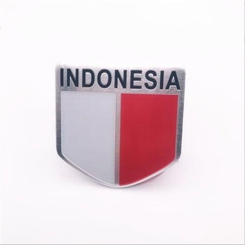 China Indonesia National Flag Vietnam Emblem Car Stickers