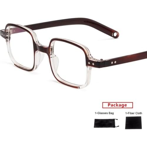Mimiyou Classic Rivet Square Glasses Frame Women Acetate Retro Optical Eyewear Men Eyeglasses Frame Clear UV400 Brand Designer