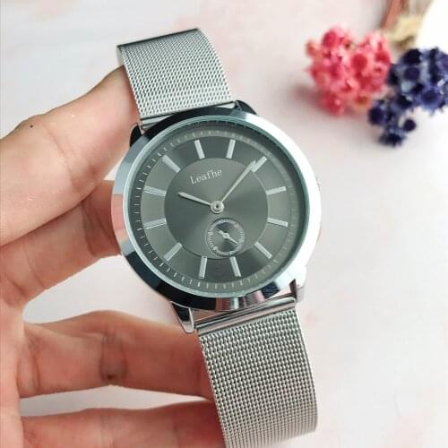 Fashion Brand Quartz Watch Stainless Steel Material womens Watches Black Boy and girl couple Clock Montre Femme reloj mujer