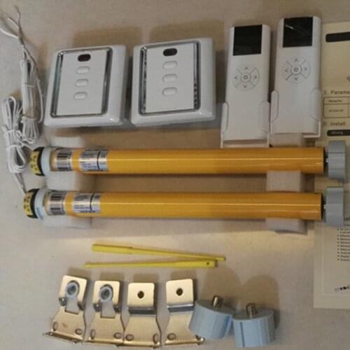 Roller shades Motor,Electric roller blinds,wall box and remote control 433.92MHZ free shipping 38mm aluminum tube venetian blind