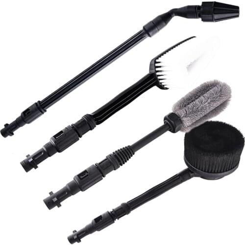 Car Washer Water Spray Gun Lance Nozzle with Brushes High Pressure Cleaner Set for Lavor Karcher K2 - K7