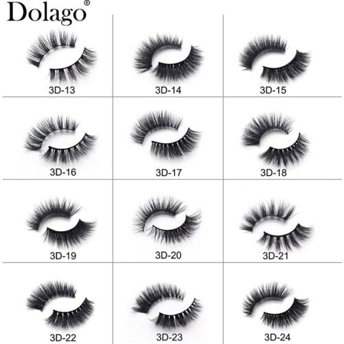 Mink Lashes 3D Mink Eyelashes 100% Cruelty free Lashes Handmade Reusable Natural Eyelashes