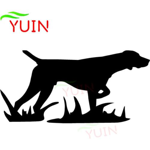 Personality Car Sticker Hunting Dog Stylish Vivid Decals Automobile Stylings PVC Decoration Waterproof Sunscreen Decal