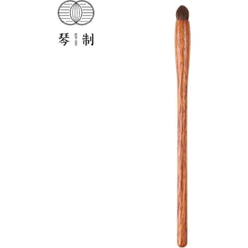 QINZHI Professional Handmade Make Up Brush 12 Small Eye Shadow Blending Brush Natural Horse Hair Makeup Brushes