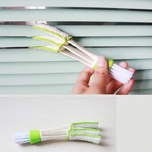 Sikeo Car tool accessories Cleaning Brush Air Conditioning Vent Blinds Microfiber Car Air Freshener Dirt Dust Clean Care Brush