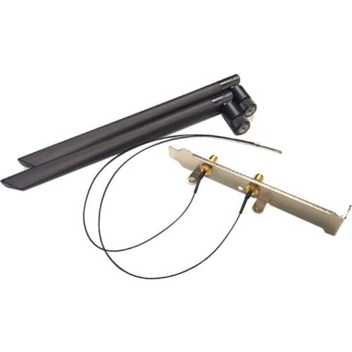 SMA WIFI Antenna IPEX4 GenerationTo SMA Wireless Card 8DB Antenna Full Height Baffle